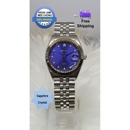 [Men] 100% ORIGINAL ARIES GOLD SWISS GR28-BU Sapphire Crystal,Date Display Stainless Steel Watch