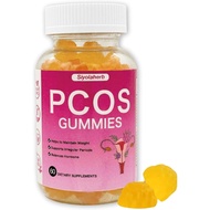 PCOS Vitamins Gummies for Women Hormone Balance & PCOS Relief & Fertility Support, 60 Ovarian Suppor