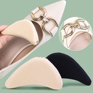 2Pairs Toe Protector High Heel Cushion Sponge Forefoot Insert Toe Plug Toe Front Filler Size Adjusting Heel Grips Liners