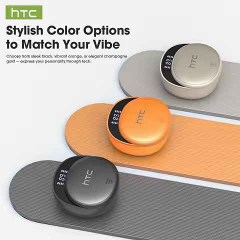 Micro Sleep Wireless Earbuds HTC NE97 Bluetooth 5.3 Pain-Free Fit 18H Playtime Friendly Earphones So