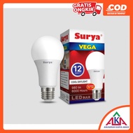SURYA VEGA LED Bulb Cool Daylight Bright White 12 Watt E27 LED Bulb