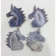 Agate Geode Unicorn