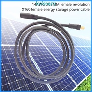 KOK XT60 Female to DC7 9mmx0 9mm Female Power Cable 14AWG Copper Wiring for Solar Panel Connection