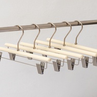 Customized Mini Hanger logo Customized Clothing Store Dedicated Hanger Solid Wood Beige Milk White A