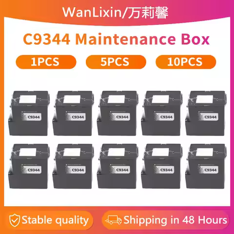 1-10PCS C9344 Maintenance Box Compatible For Epson XP-2200 XP-2205 XP-3200 WF-2950 XP-4200 L3558 L35