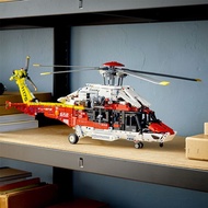 Compatible with LEGO Technology Series 42145 Electric Rescue Helicopter H175 Airplane Boy Assembled 