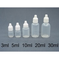 5ml 5ml 5cc 10ML 10ML 10cc Dropper Bottle Eye Potion Water Small Plastic Sub-Bottling Travel Ampoule