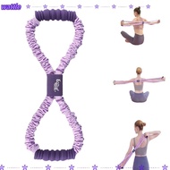 WATTLE Yoga Tensioner, Multi-functional 10/15/20 Pounds Resistance 8-Line Puller, Portable Silicone 