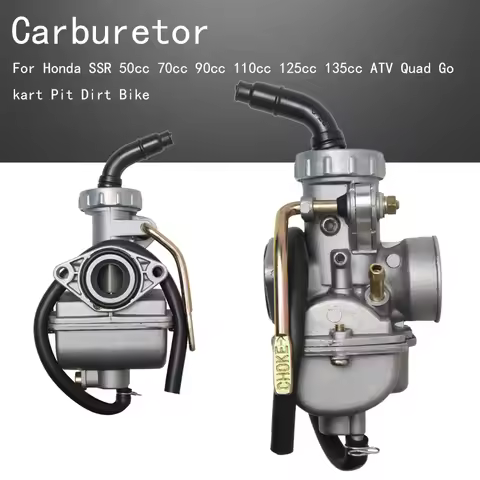Carburetor PZ16 20mm Hand Choke For Honda SSR 50cc 70cc 90cc 110cc 125cc 135cc ATV Quad Go kart Pit 