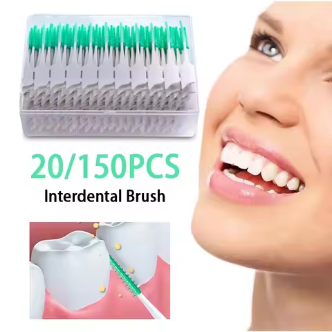 20/150Pcs Dental Floss Stick Tooth Cleaning Interdental Brush Dental Floss Pick Oral Hygiene Care Ul