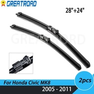Lưỡi Gạt Nước Phía Trước Cho Honda Cho Civic MK8 Coupe American Model 2005-2011 2006 2007 Kính Chắn 