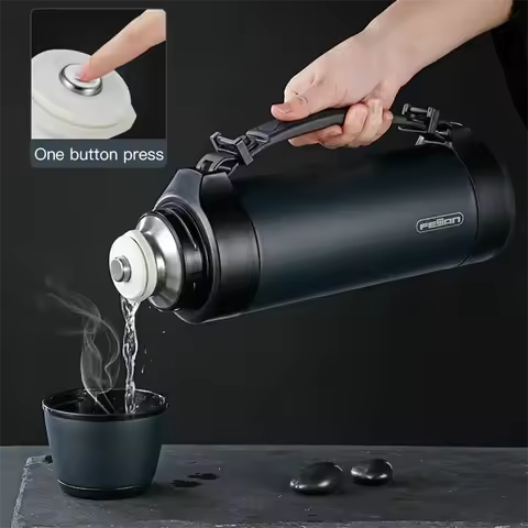 Large Capacity Thermos, Travel Portable Thermos bottle , Thermal mug, Water bottle, Stainless Steel