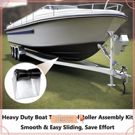 TOPBEAUTYMY Boat Trailer Keel Roller with Bracket, Galvanized Steel for Boat Easy Water Launch Boat 