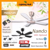 Regair Inovo Namdo 56 Ceiling Fan 56"/42” LED Ceiling Fan Remote Control DC Motor / Kipas Siling 56"/42” LED Remote