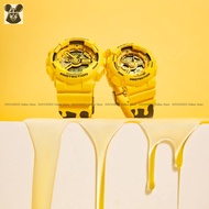 CASIO SLV-22A-9A Pair Lover Couple Watch Honey-Inspired Yellow Brown Resin Strap *Original