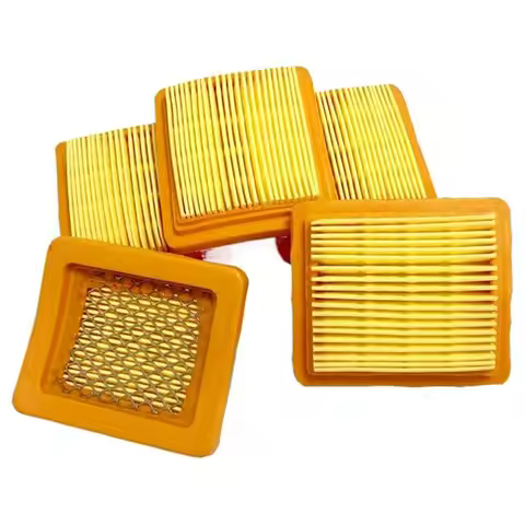 5Pcs Air Filters For Honda GX50 GX-50 47.9 CC 4-Stroke GX50 Engine Motor Mower Filter Yellow Garden
