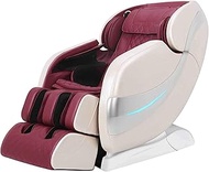 Full-Body Massage Chair Massaging Recliner Zero Gravity/Personal Body Scanning/Full Body Airbag Package/U-Shaped Surround Sound/Installation-Free LEOWE (Color : Red)
