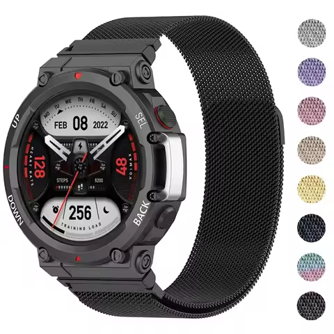 Milan Magnetic Loop Strap For Amazfit T-Rex 3/2 Wriststrap Bracelet Correa For Amazfit T-Rex/pro/Ult