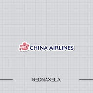 China Airlines Vinyl Stickers Outdoor Travel Suitcase Stickers