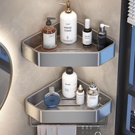 Bathroom Corner Rack Towel Rack Nordic Modern Punch-free Shampoo Rack Toiletries Cosmetics Rack Bathroom Accessories