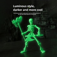 3d Printed Skeleton Doll With Movable Joints 3d Skeleton Model Ornaments Educational Assembly Y6i3