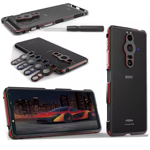 Bumper Case For Sony Xperia Pro-I Pro I 1 Metal Aluminum Frame For Song Xperia Proi Luxury Shockproo
