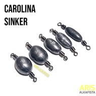 CAROLINA SINKER Tin Casting Softlure 5 grams 7 grams 9 grams 13 grams 15 grams ANTI-RUST MATERIAL Ca