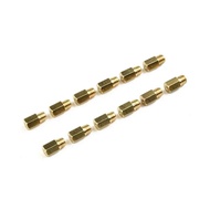12pcs/set Carburetor Hex Type Main Jets 5.2x0.75mm Thread 6mm Head For MIKUNI VM/TM/TMX RX100 AX100 