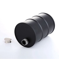 Camping Oil Bottle Picnic Stainless Steel 304 Tactical - Black/Green [710ML]