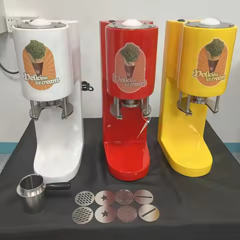 High Efficiency Commercial Desktop Mont Blanc Ice Cream Machine Italian Spaghetti Gelato Making Equi