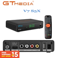 GTMEDIA V7 S5X DVB-S/S2/S2X H.265 Decoder Satellite Receiver USB WiFi Digital TV Receptor Tuner Scart Output Set top Box