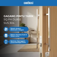 DEKKSON Pull Handle Gagang Pintu Tarik SQ PH DL802 SUS 304 30X15X450X300 Satin Stainless Steel