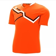 WARRIX SPORT เสื้อฟุตบอลพิมพ์ลาย WA-1516 (สีส้ม-ขาว)