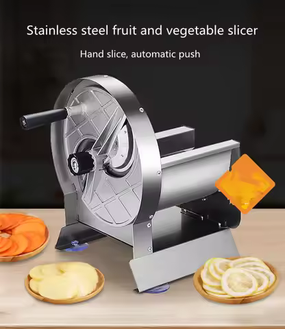 Potato Slicer Commercial Lemon Cutter Lotus Root Manual Vegetable Cutting Fruit And Vegetable Milk T