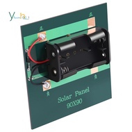 1W 4V Rechargeable AA Battery Solar Cell Charger With Base For 2xAA Batteries Charging Directly