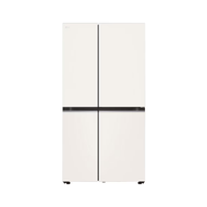 LG 647L智能變頻對門式雪櫃S654MEEMFX - 樺木白