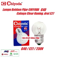 CHIYODA 5Watt 5W 5 Watt G40 Clear Incandescent Bulb Clear/ for Poultry Chicken Lights