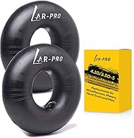 AR-PRO 4.10/3.50-5 Heavy Duty Replacement Inner Tube with TR-87 Bent Valve Stem (2-Pack) - for Wheel