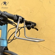[lkpzhtw9] Bike Front Cargo Rack Easy Install Stable Handlebar Bracket Stainless Steel Front Rack fo