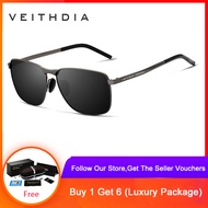 【NEW EXPRESS 】 VEITHDIA Mens Vintage Sunglasses Polarized Eyewear Accessories Men/Women V2462