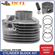 TIGER SKYDRIVE 125 - 57MM / 61MM Racing Cylinder Block Kit (w/ Piston Kit & Gasket)