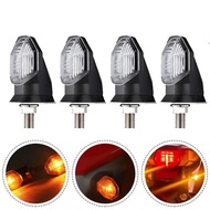 8mmMotorcycle LED Turn Signal Lights 12V Moto Indicator Lamp Amber Blinker Turn Signal Lamps Motorbi