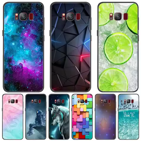 For Samsung Galaxy S8 S8 Plus Phone Case Slim Cute Back Silicone TPU Soft Cover case For Samsung S8