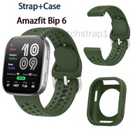 Silicone Strap For Amazfit Bip 6 Sports Watchband Amazfit Bip 6 Protective Case Shell Wristband Stra