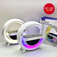 New G-shaped horn clock light with horn and induction charging Jam lampu berbentuk G baru, berbentuk
