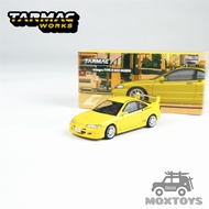 Tarmac Works TW 1:64 Integra TYPE R DC2 MUGEN Sunlight Yellow Diecast Model Car