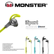 (Ready Stock) Monster iSport Achieve In Ear Headphones Wireless Bluetooth