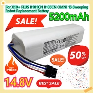 For X10+ PLUS B101CN B105CN OMNI 1S Sweeping Robot Replacement Battery
