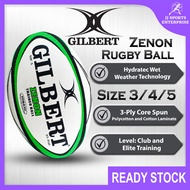 Gilbert Rugby Ball Zenon Bola Ragbi Bola Training Rugby Ball Bola Ragbi Latihan Green