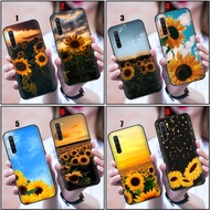 Samsung A03S A82 A22 A32 5G Soft Silicone Phone Case Cover sunflower